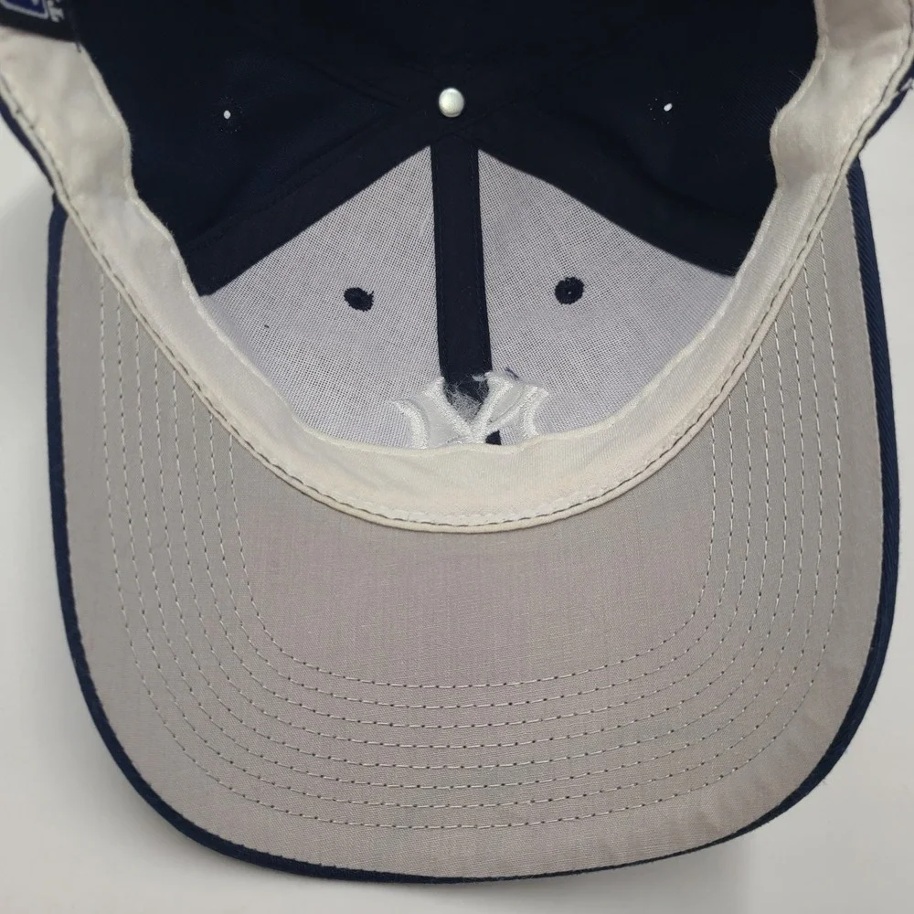 Youth New York Yankees Hat Adjustable Outdoor Cap Blue White MLB Baseball Logo